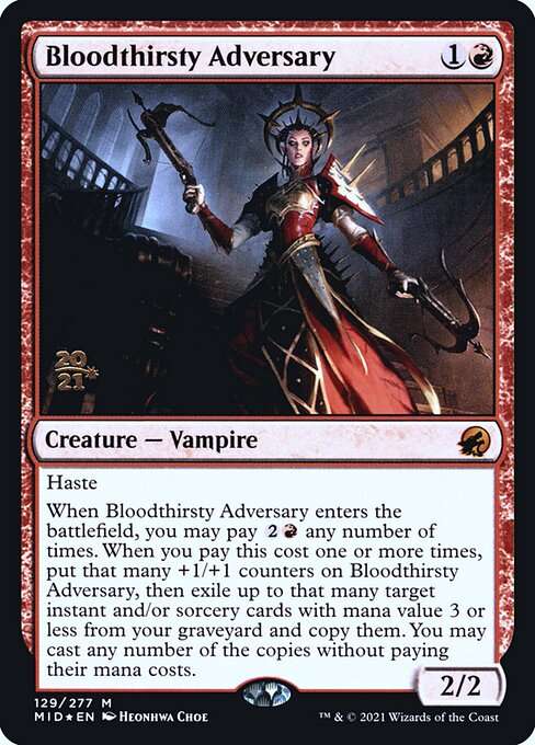Bloodthirsty Adversary [Foil]