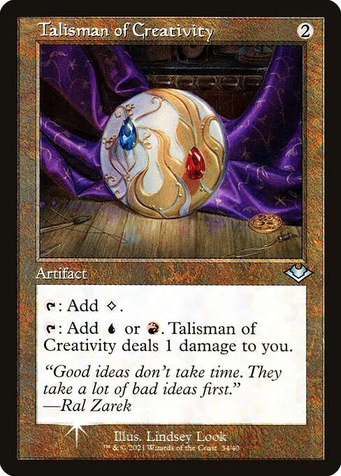 Talisman of Creativity [Etched]