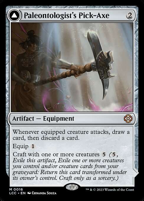 Paleontologist's Pick-Axe // Dinosaur Headdress [Foil]