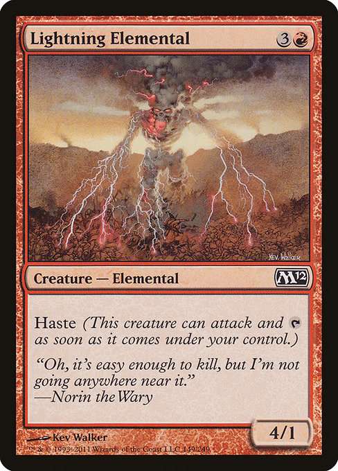 Lightning Elemental [Foil]