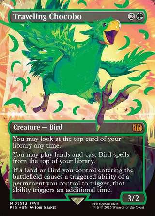 Traveling Chocobo [Foil] — Final Fantasy
