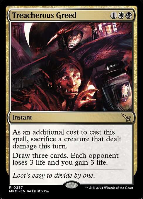 Treacherous Greed [Foil]