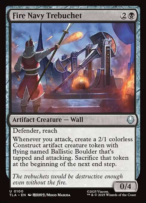 Fire Navy Trebuchet [Foil]