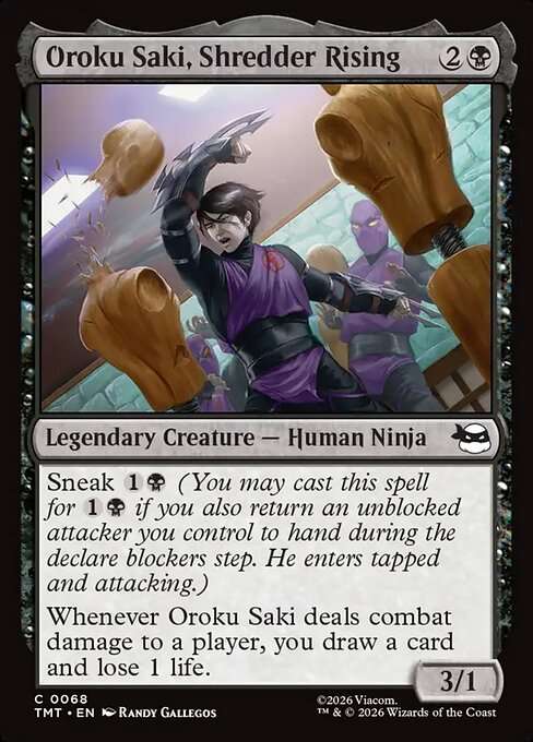 Oroku Saki, Shredder Rising [Foil]