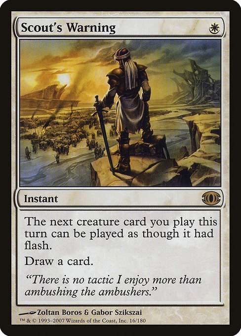 Scout's Warning [Foil]