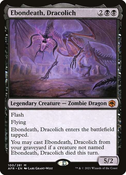 Ebondeath, Dracolich [Foil]