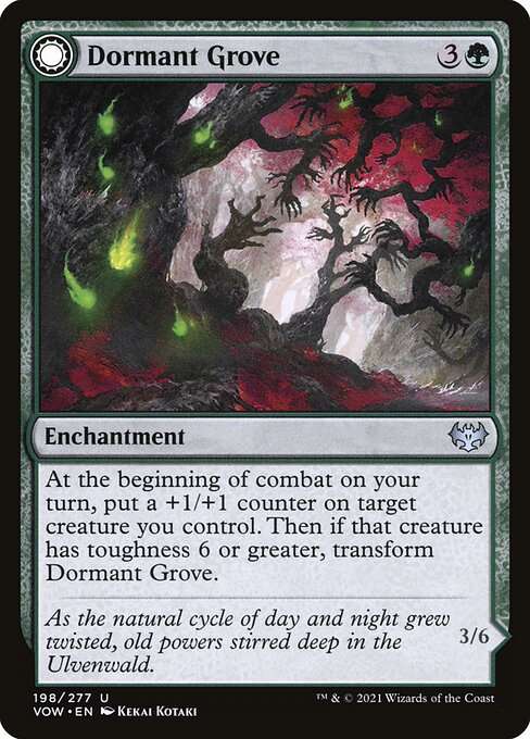 Dormant Grove // Gnarled Grovestrider [Foil]