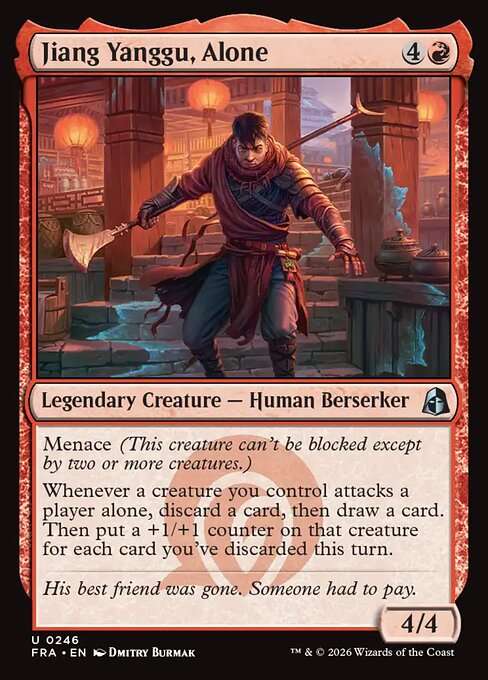 Jiang Yanggu, Alone [Foil]