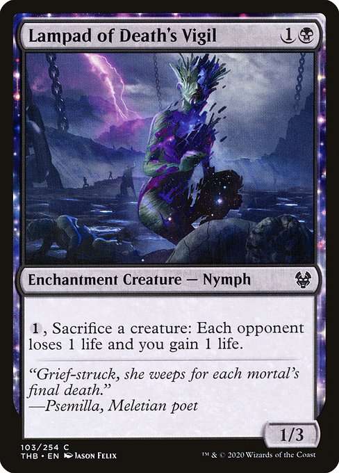 Lampad of Death's Vigil [Foil]