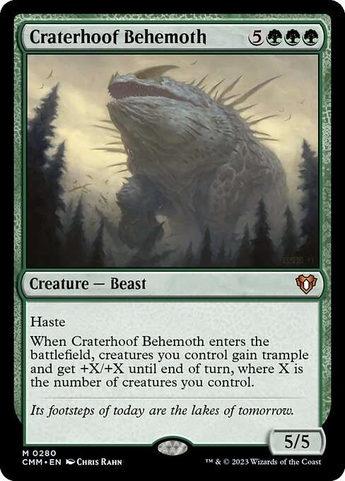 Craterhoof Behemoth [Foil]