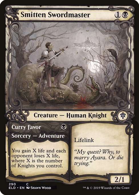 Smitten Swordmaster // Curry Favor [Foil]