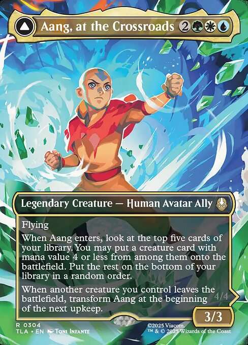 Aang, at the Crossroads // Aang, Destined Savior [Foil]