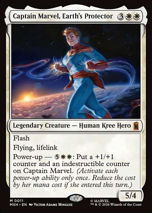Captain Marvel, Earth's Protector [Foil]