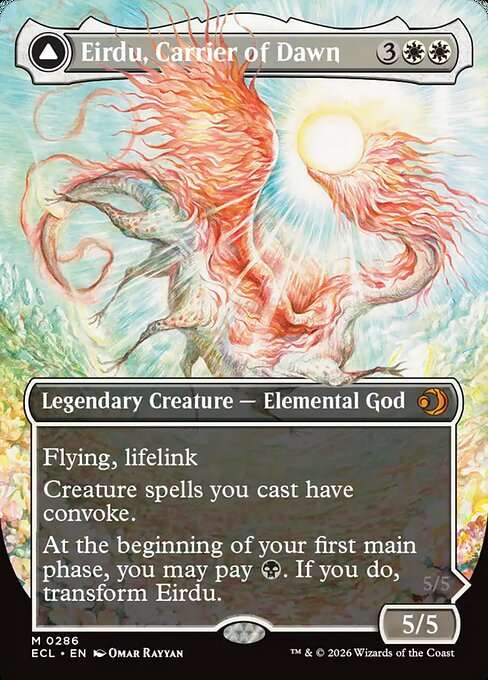 Eirdu, Carrier of Dawn // Isilu, Carrier of Twilight [Foil]