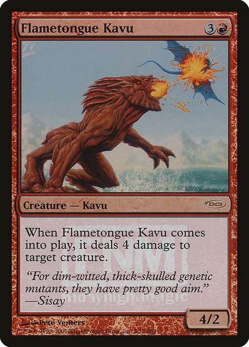 Flametongue Kavu [Foil]