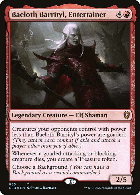 Baeloth Barrityl, Entertainer [Foil]