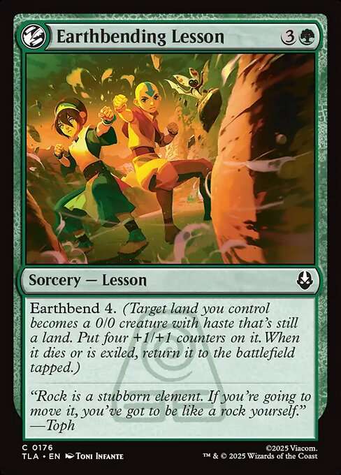 Earthbending Lesson [Foil]