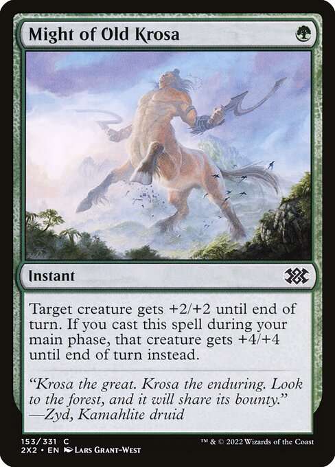 Might of Old Krosa [Foil]