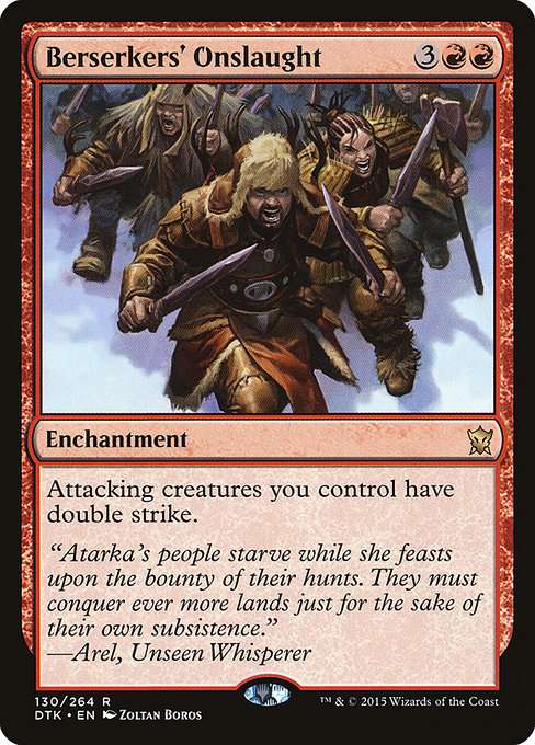Berserkers' Onslaught [Foil]