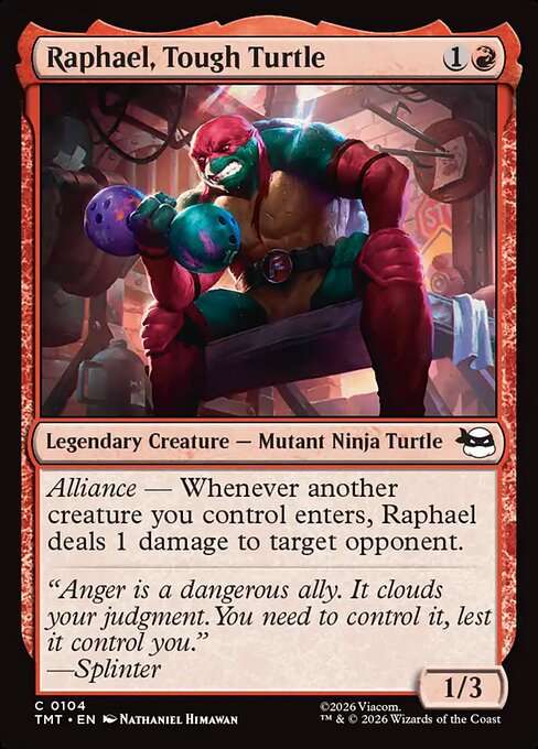 Raphael, Tough Turtle [Foil]