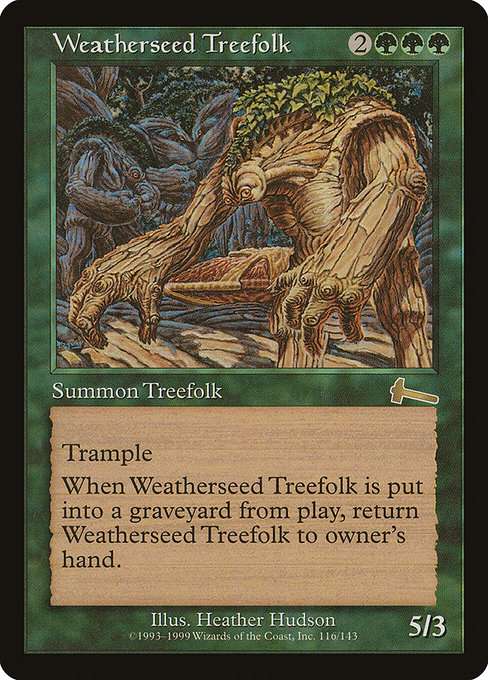 Weatherseed Treefolk [Foil]