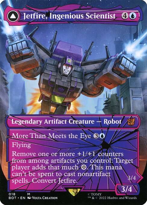 Jetfire, Ingenious Scientist // Jetfire, Air Guardian [Foil]
