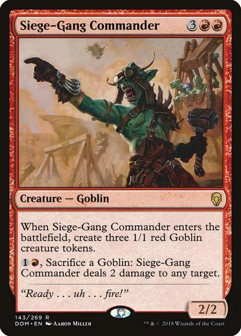 Siege-Gang Commander [Foil]