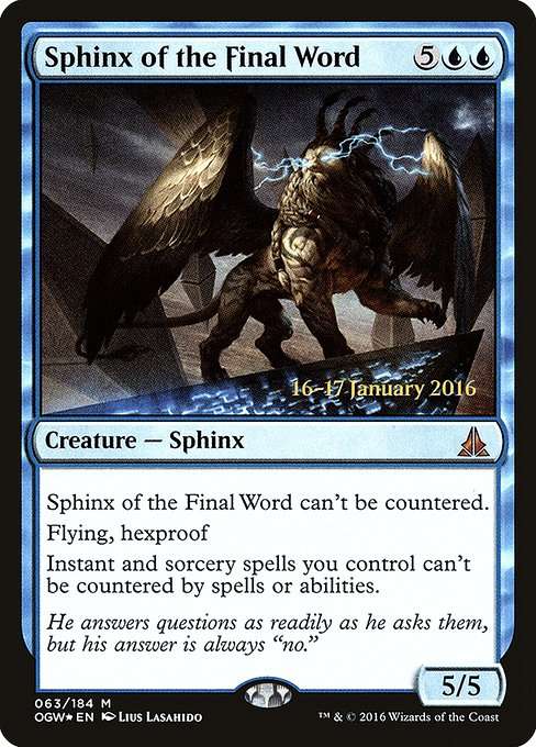 Sphinx of the Final Word [Foil]