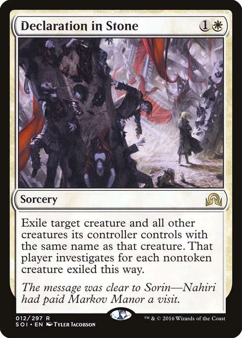 Declaration in Stone [Foil]