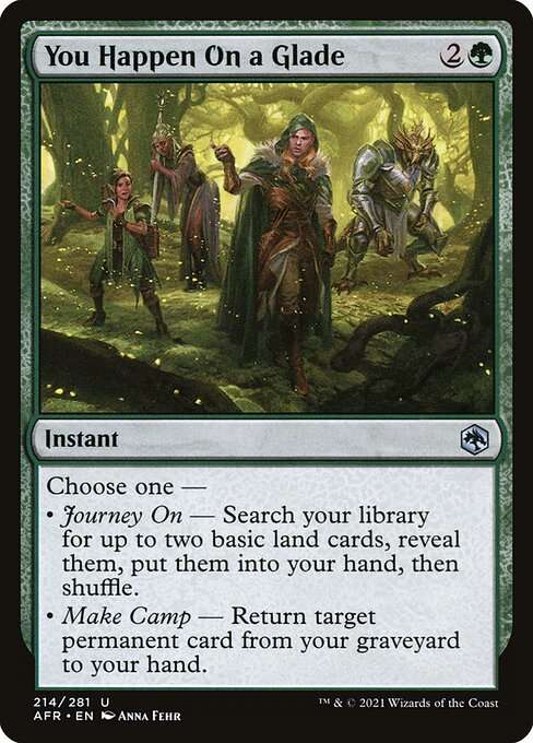 You Happen On a Glade [Foil]