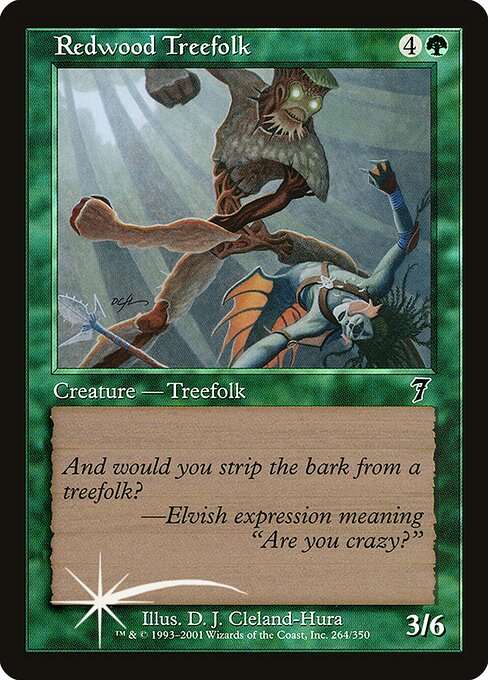 Redwood Treefolk [Foil]