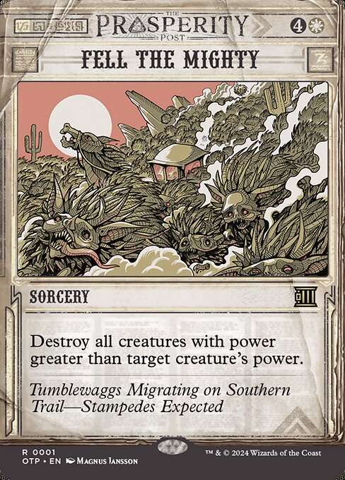 Fell the Mighty [Foil]