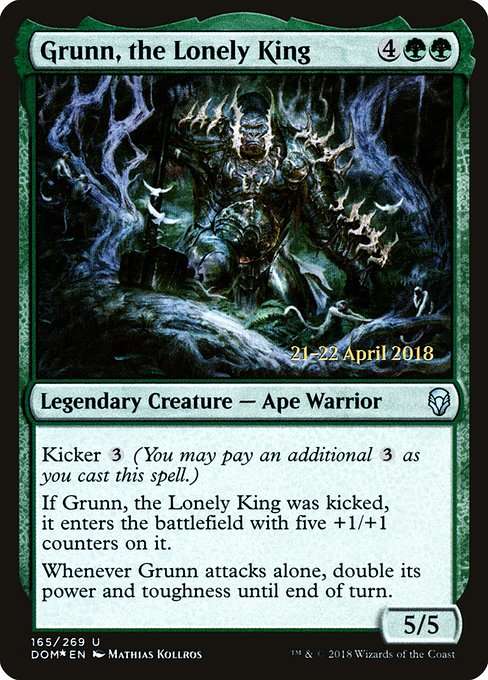 Grunn, the Lonely King [Foil]
