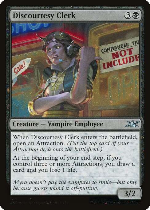 Discourtesy Clerk [Foil]