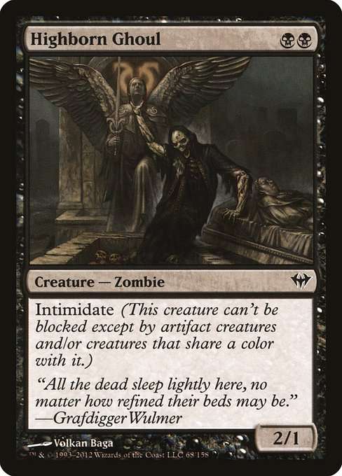 Highborn Ghoul [Foil]