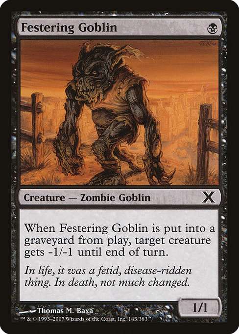 Festering Goblin [Foil]