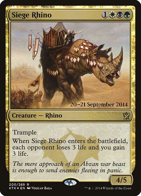 Siege Rhino [Foil]