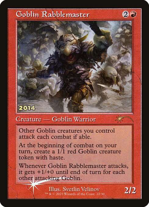 Goblin Rabblemaster [Foil]