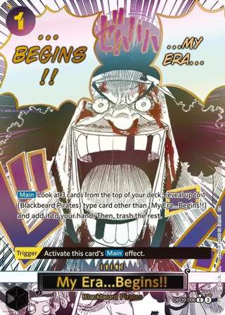 My Era...Begins!! [Alternate Art PRB-02] — Premium Booster 2