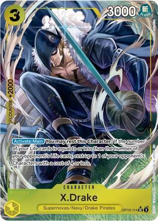 X.Drake [Alternate Art PRB-02] — Premium Booster 2