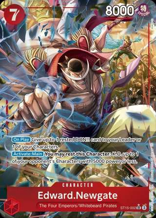 Edward Newgate [Alternate Art PRB02] — Premium Booster 2