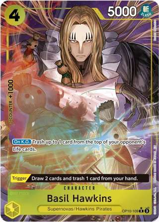 Basil Hawkins [Alternate Art PRB-02] — Premium Booster 2