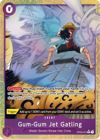 Gum-Gum Jet Gatling [Alternate Art PRB-02] — Premium Booster 2