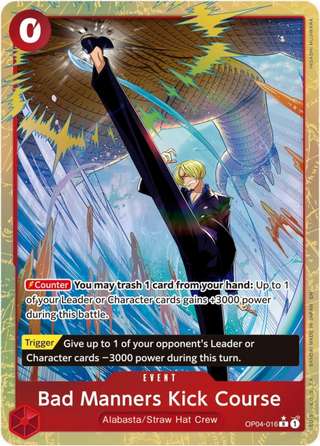 Bad Manners Kick Course [Alternate Art PRB-02] — Premium Booster 2
