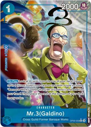 Mr.3 Galdino [Alternate Art PRB-02] — Premium Booster 2