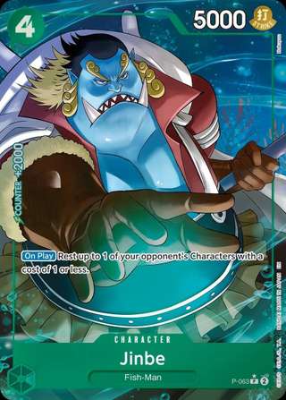 Jinbe [Alternate Art PRB-02] — Premium Booster 2