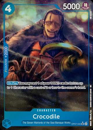Crocodile [Alternate Art PRB-02] — Premium Booster 2