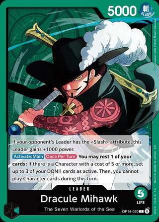 Dracule Mihawk — The Azure Sea's Seven