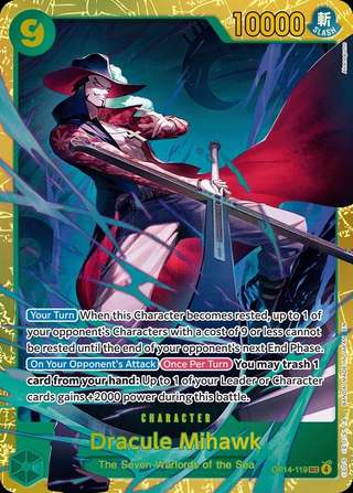 Dracule Mihawk — The Azure Sea's Seven
