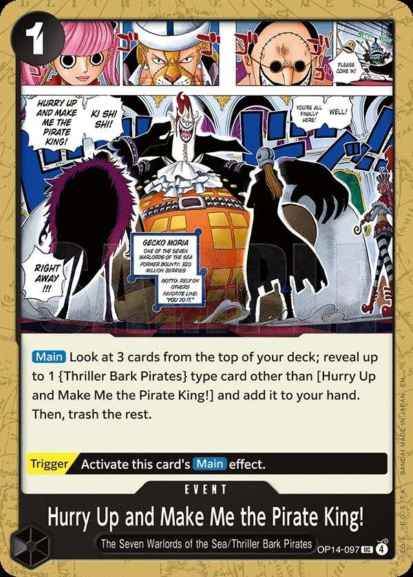 Hurry Up and Make Me the Pirate King!